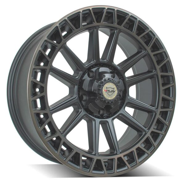 4PLAY Sport Series 4PS12 22x9 5x150mm +0et in Matte Machined w/ Bronze