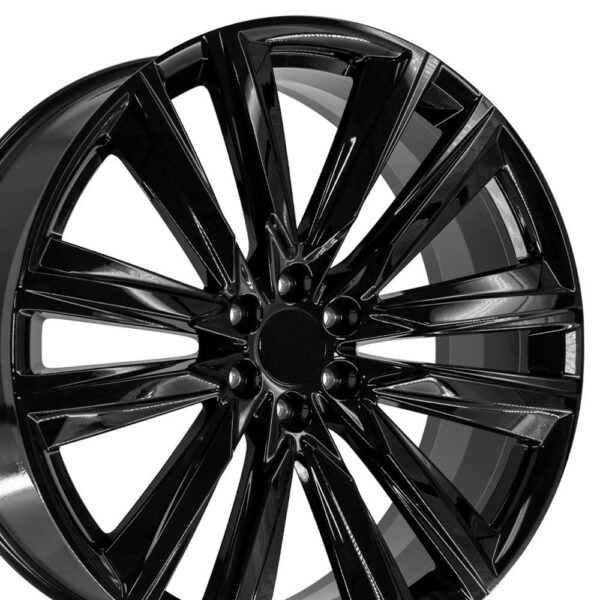 26" Replica Wheel fits Cadillac Escalade - CA91 Black 26x10