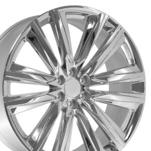 26" Replica Wheel fits Cadillac Escalade - CA91 Chrome 26x10