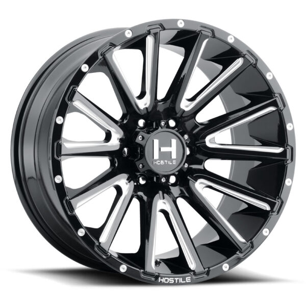 Hostile Typhoon 24x12 6x135 -44mm Blade Cut Wheel