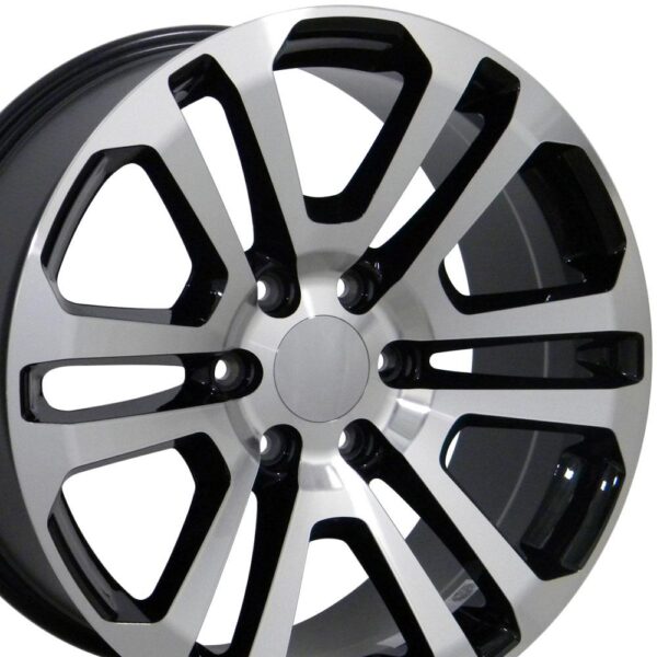 22" Replica Wheel CV99 Fits GMC Sierra Rim 22x9 Machined Wheel