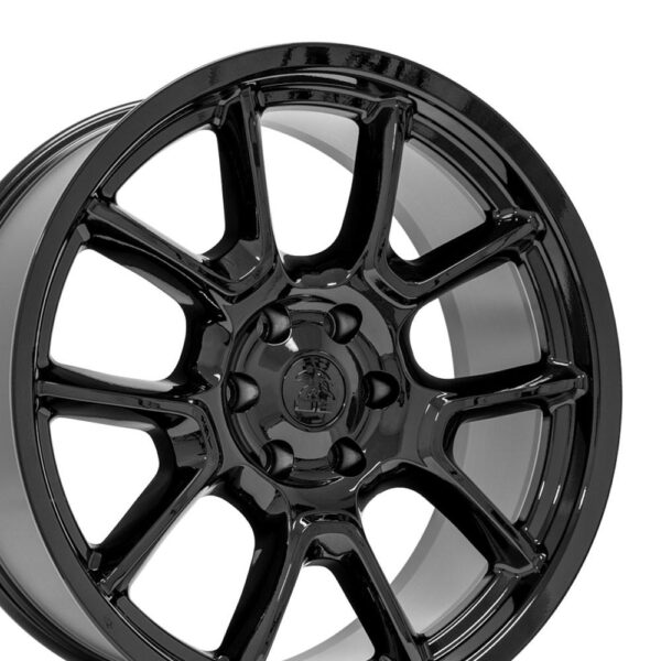 22" Replica Wheel fits Ram 1500 - DG21 Gloss Black 22x9.5